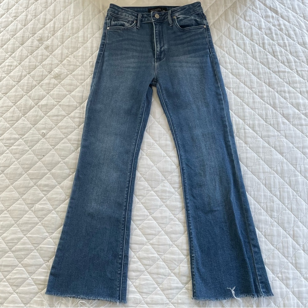 Just Black Women's Flare Jeans in Blue